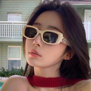 Samjune Kính Mát Hình Chữ Nhật Phong Cách retro Thời Trang Cho Nữ