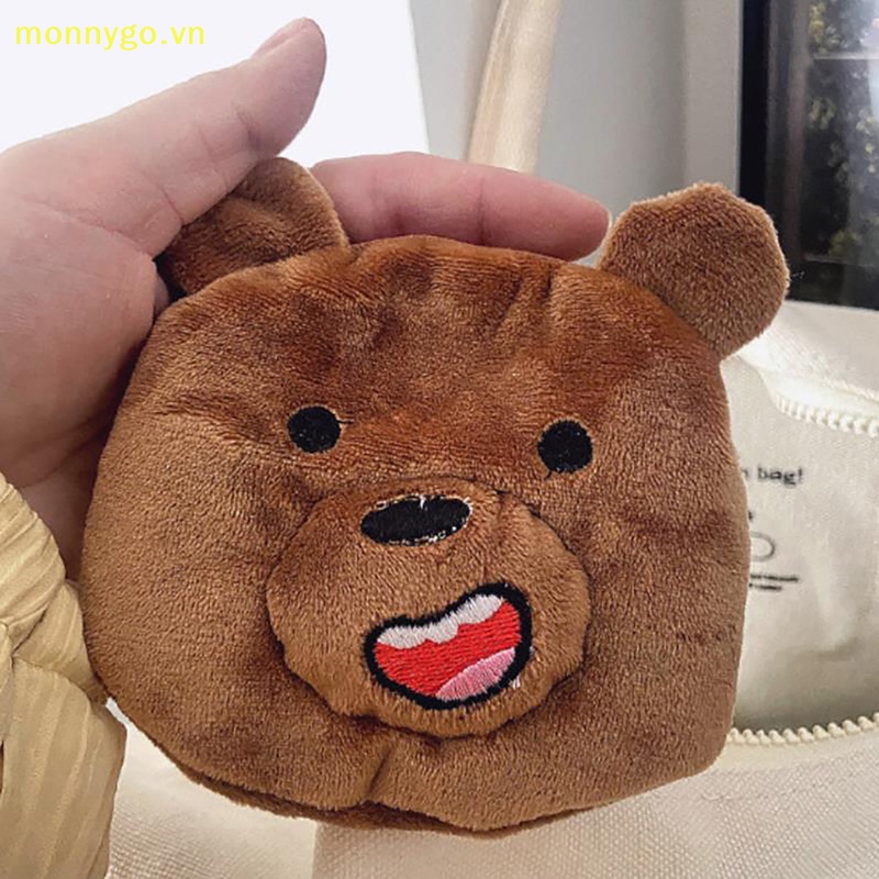 Ví Đựng Tiền Xu Hình Gấu Bông monnygo Dễ Thương