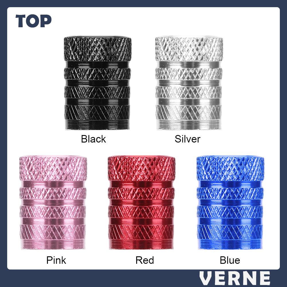 Bộ 4 Nắp Van Bánh Xe Hơi / Xe Tải Bằng Hợp Kim Nhôm