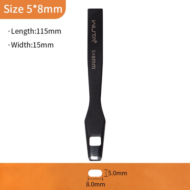 Wuta Dụng Cụ Đục Lỗ Thắt Lưng Da Hình oval