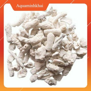 San hô vụn lọc nước cho bể cá cảnh, hồ cá, trang trí terrarium 1kg