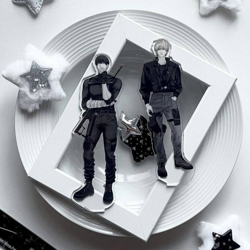 Mô hình Standee Manga Payback Báo Thù Acrylic Stand Yoon Jay Lee Yoohan Anime Keychain Korean BL Manwha Goods Collection