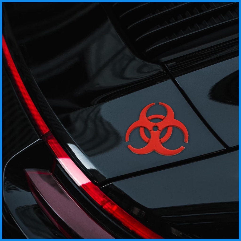 Miếng Dán logo Bằng Kim Loại Chống Nước In Chữ resident evil Độc Đáo Trang Trí Xe Hơi / Mô Tô