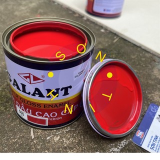Sơn dầu màu đỏ 505 375ml 800ml galant red cho gỗ, tôn, sắt thép