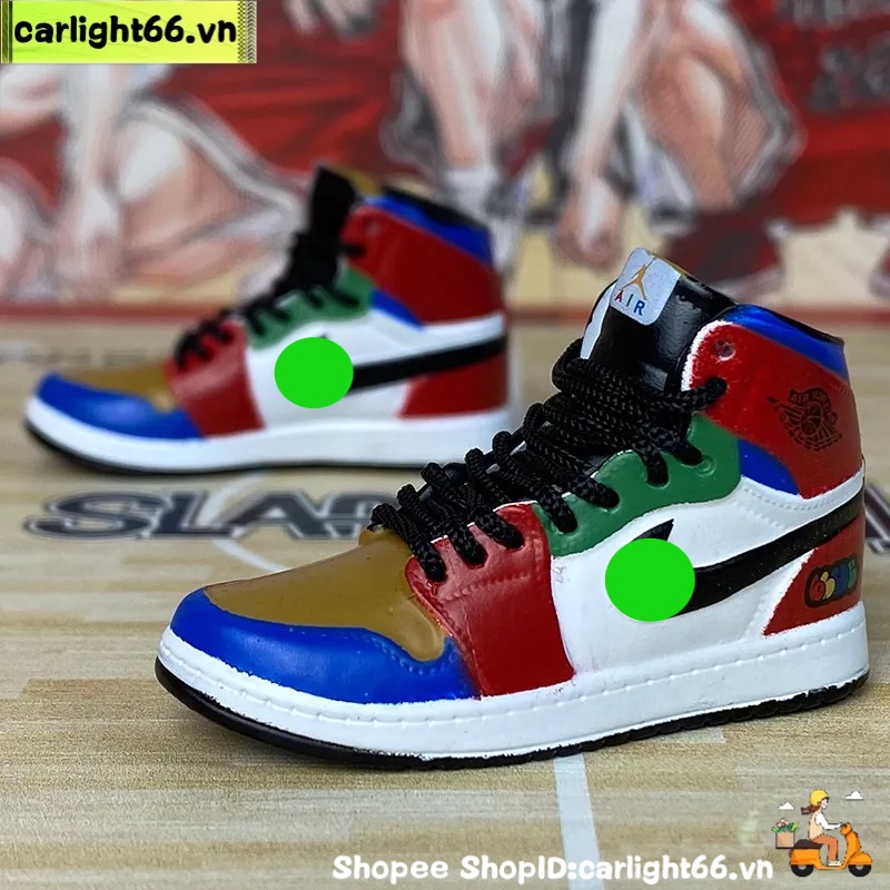 Mô Hình Giày Trượt Ván Ngón Tay Độc Đáo Dùng Trang Trí Bánh Kem/Mô Hình Giày Sneaker Mini