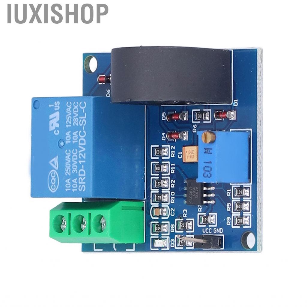 Iuxishop 1 x AC Current Detection  Module 12V Relay Protection Board