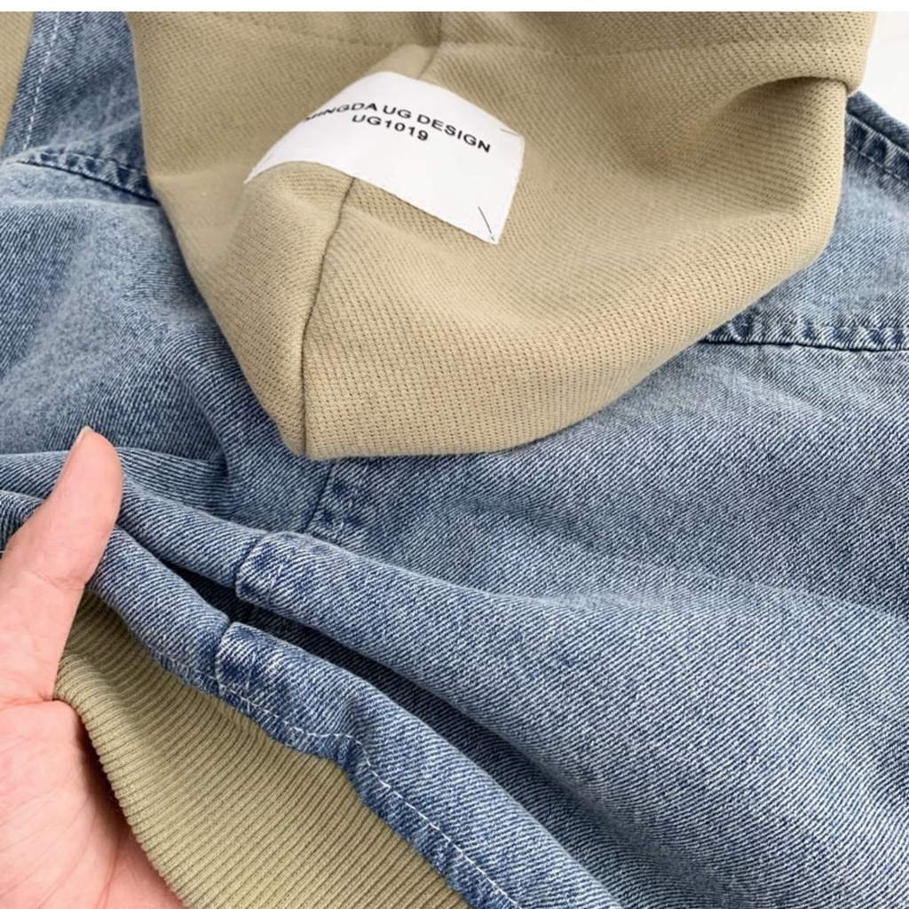 Áo Khoác Giả Hai Mảnh Có Mũ Trùm Và Khóa Kéo Phong Cách Nhật Bản Thời Trang Mới 2023 Dành Cho Bé Trai