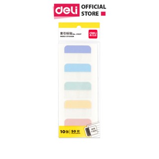 Giấy Note Ghi Chú Đánh Dấu Trang Giấy Phân Trang Dạng Dài Màu Pastel Nhẹ Nhàng Trong Suốt