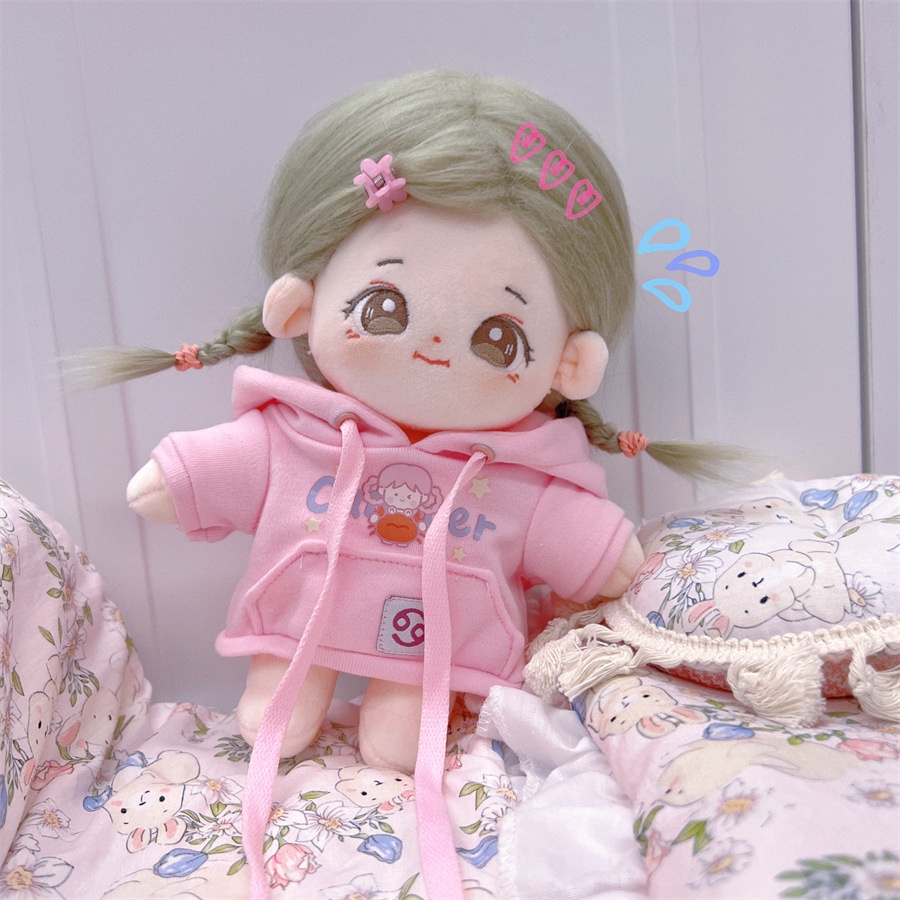 Mới Áo hoodie cotton 20cm Đáng Yêu Cho Búp Bê