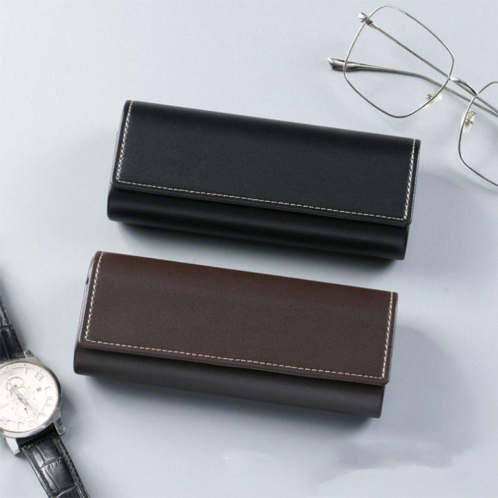Hộp Đựng Mắt Kính Bằng Da Sang Trọng Unisex