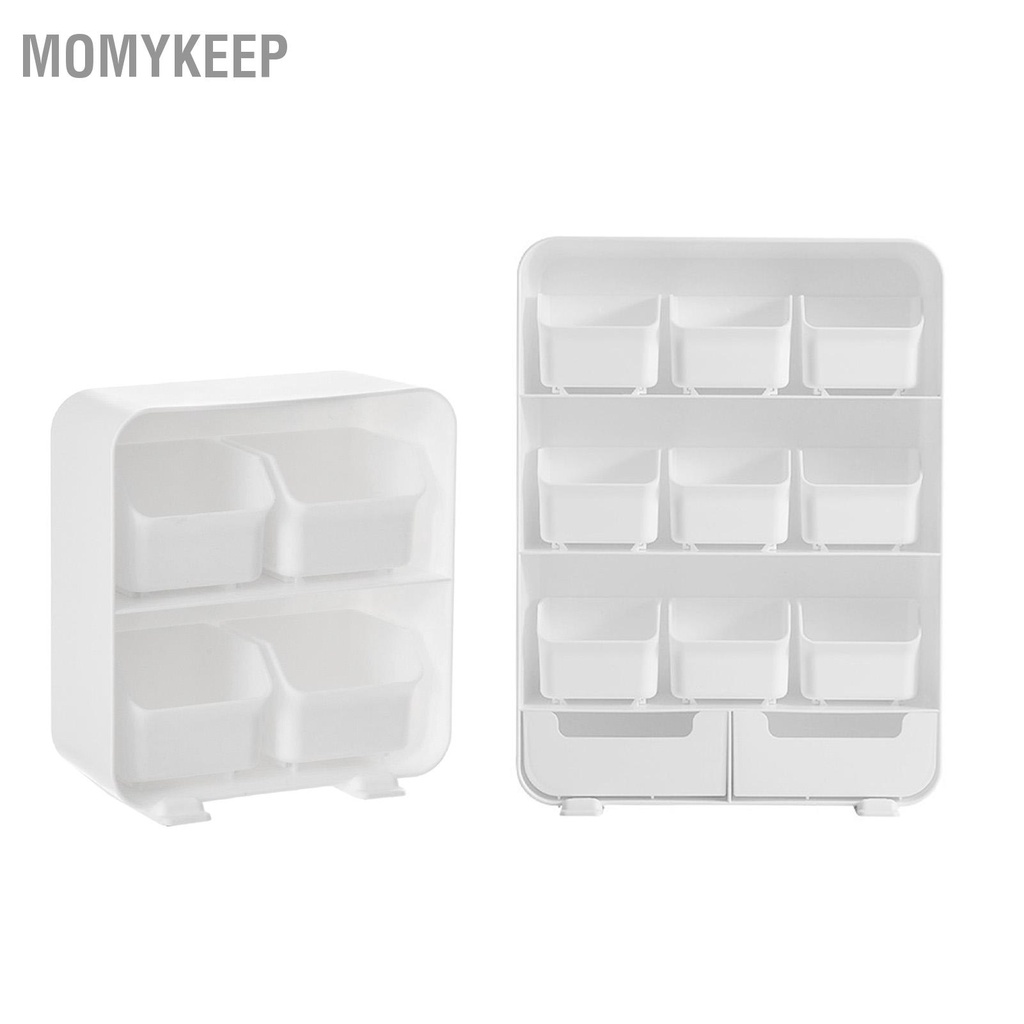 MOMYKEEP Ngăn kéo để bàn Sắp xếp nhiều ngăn Lưu trữ lớp Văn phòng phẩm Hộp lưu mỹ cho ký túc xá tại nhà
