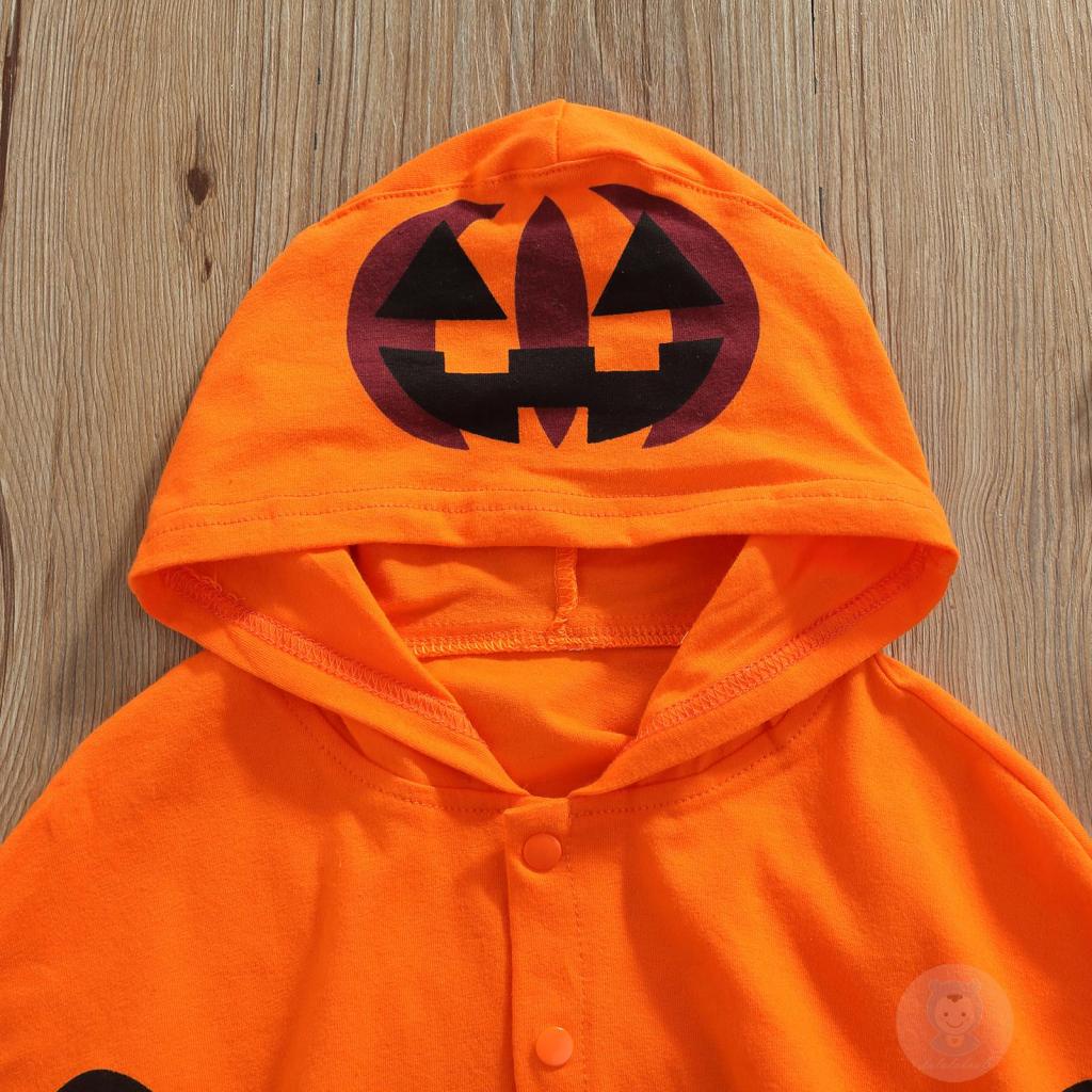 Laa6-áo Khoác Có Nón In Họa Tiết halloween Hoạt Hình Cho Bé 9 Tháng-3 Tuổi