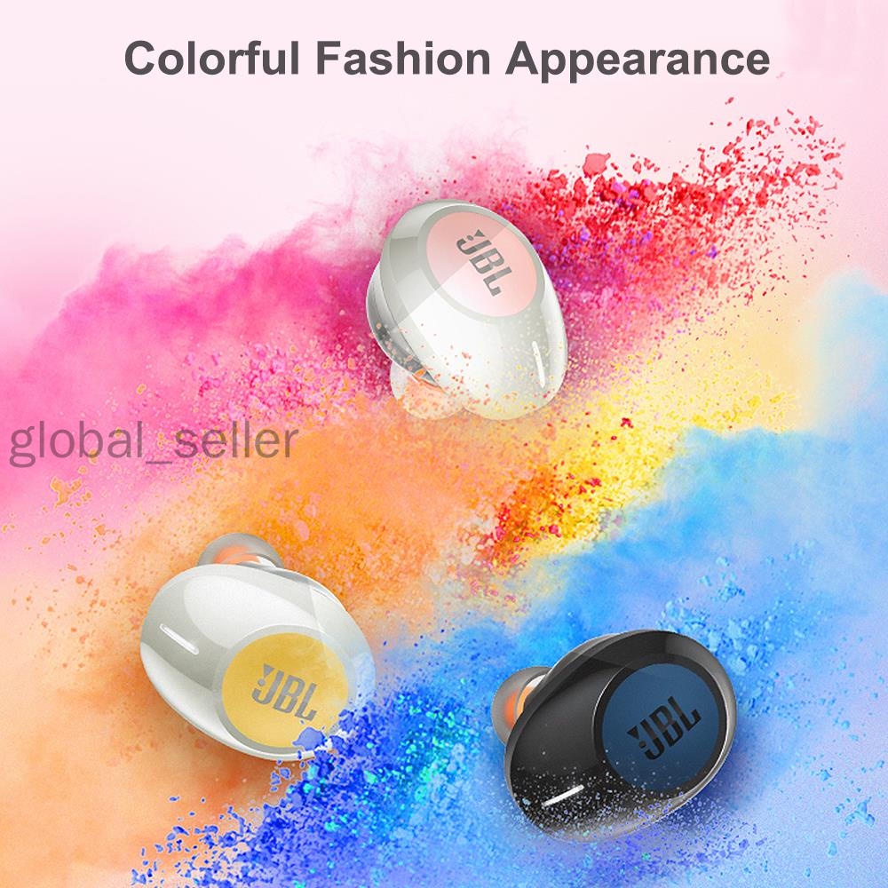 Tai nghe không dây Bluetooth JBL T120TWS 120 TWS Có Mic Âm Trầm Chất Lượng Cao hàng Chính Hãng