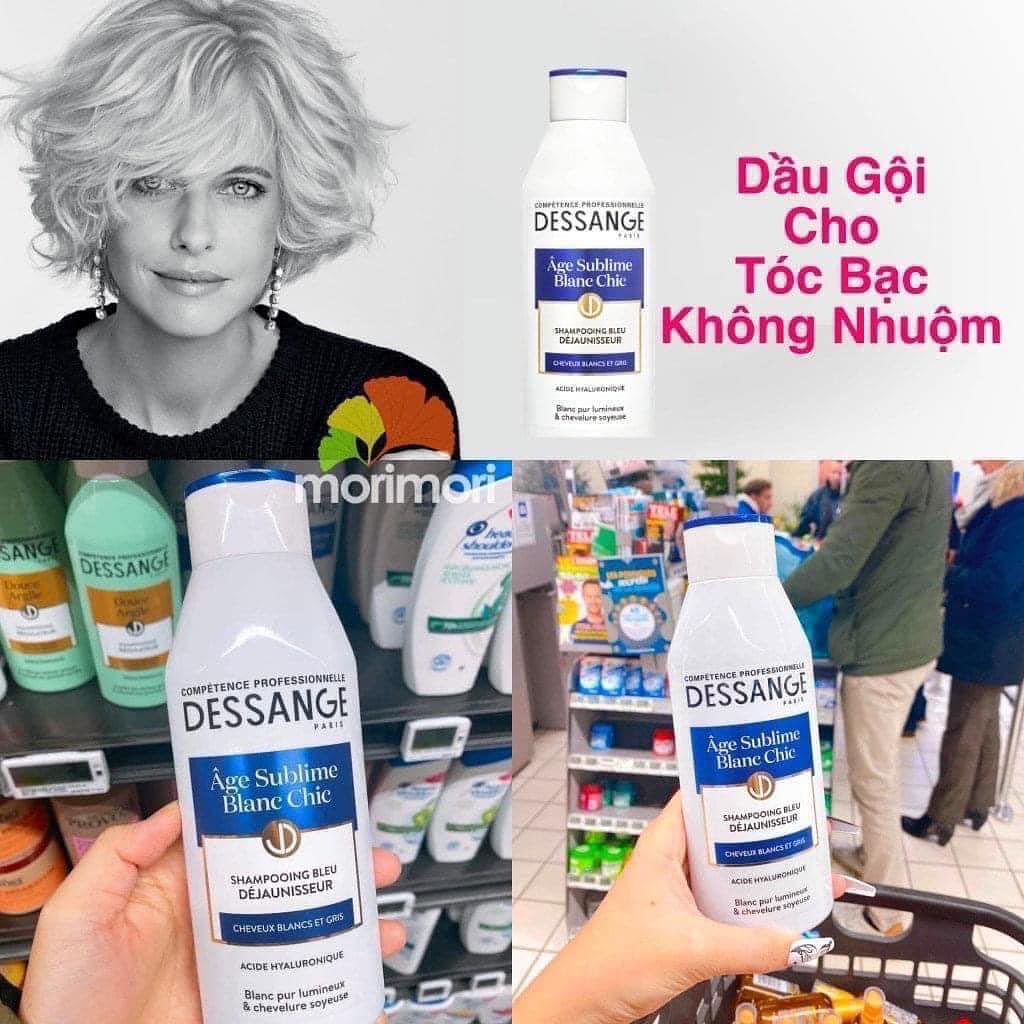 Dầu gội Dessange cho tóc bạc + 6% shopee