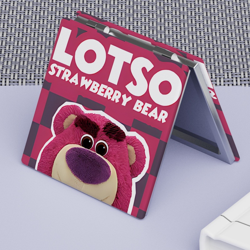 Dễ Thương Gương Trang Điểm Gấp Gọn Hình Gấu / Dâu Tây Xinh Xắn