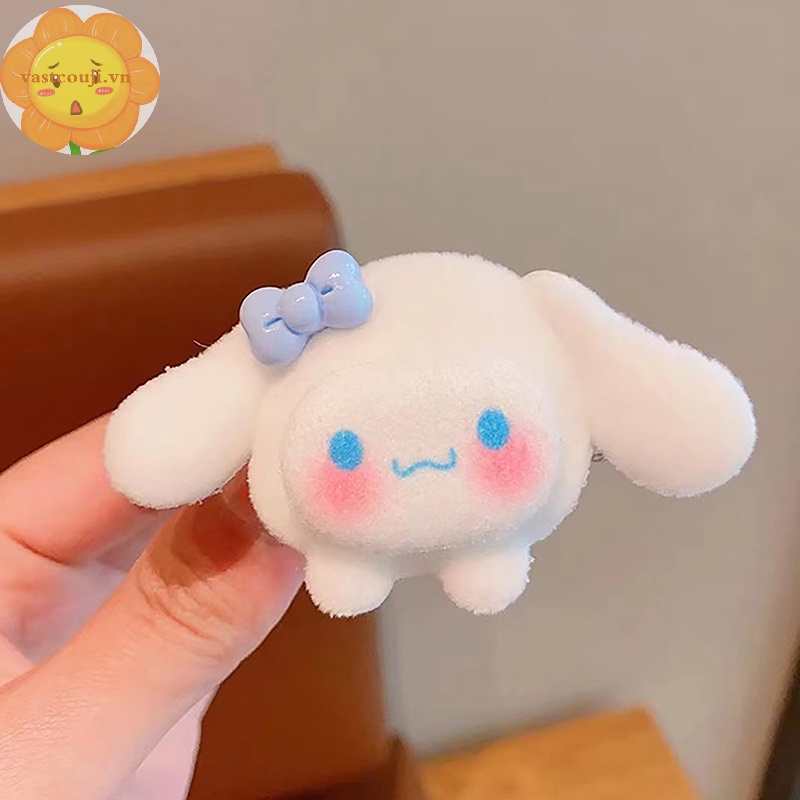 Vastji Kẹp Tóc Mỏ Vịt Nhồi Bông Dễ Thương Không Làm Tổn Thương Dành Cho Bé Gái vn