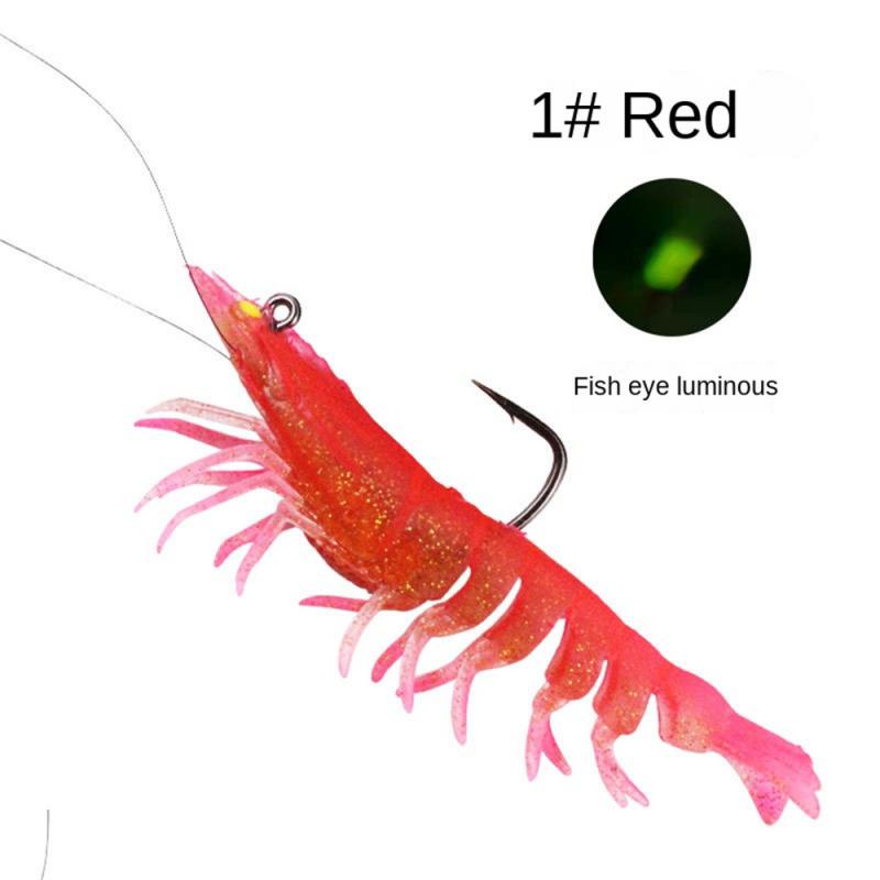 Mồi Tôm Giả Câu Cá Mềm 9cm 12g