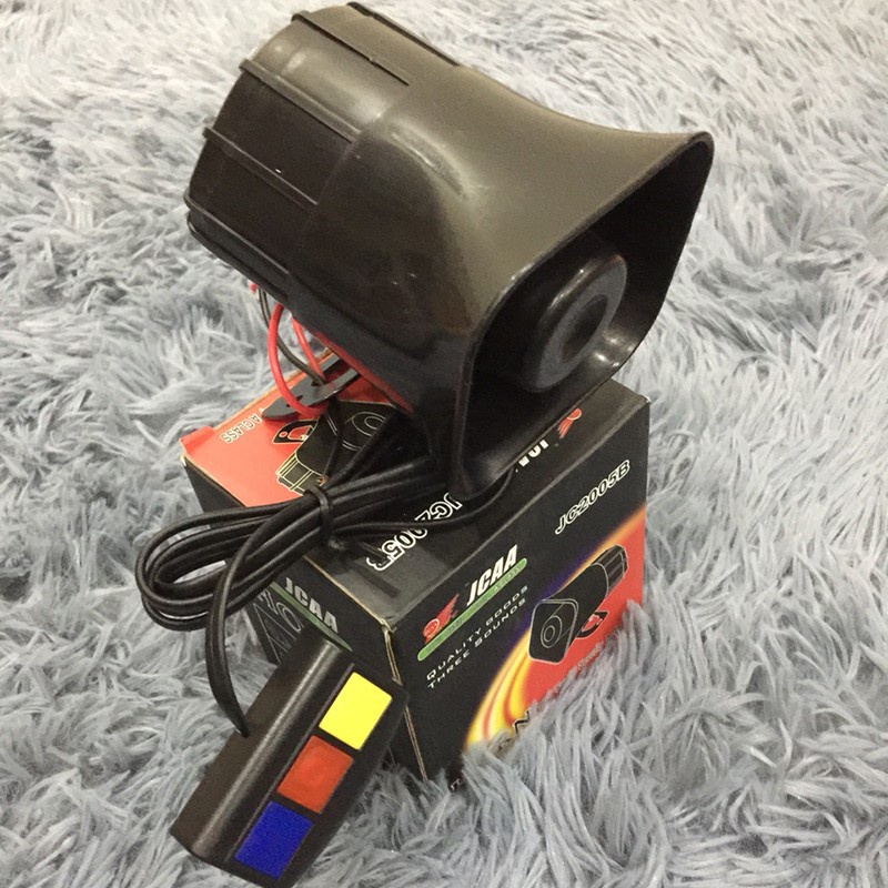 CÒI HÚ 12V 30W 3 CHẾ ĐỘ CHO OTO XE MÁY