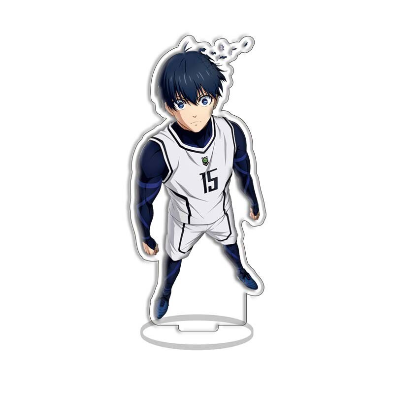 Mô hình standee Anime Blue Lock Isagi Yoichi Cosplay Acrylic Stand Chigiri Hyoma Reo Mikage trang trí để bàn 15CM