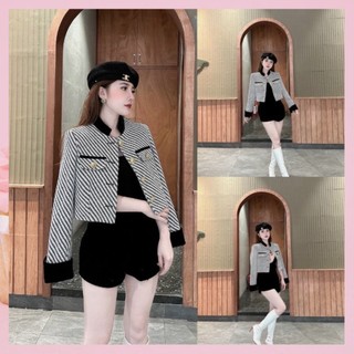 Áo khoác dạ miss thiết kế có đệm vai