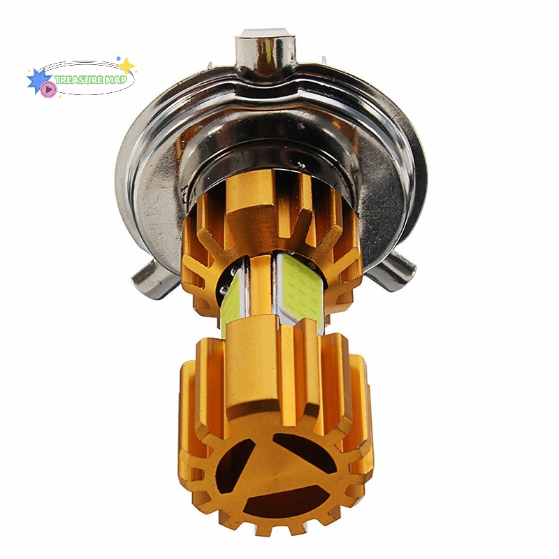 Bóng Đèn Pha led 3 cob h4 10w 500lm heyuanlong333 Cho Xe Mô Tô