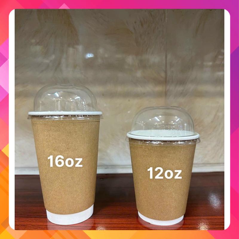 50 Ly giấy kraft 16 Oz & 12oz