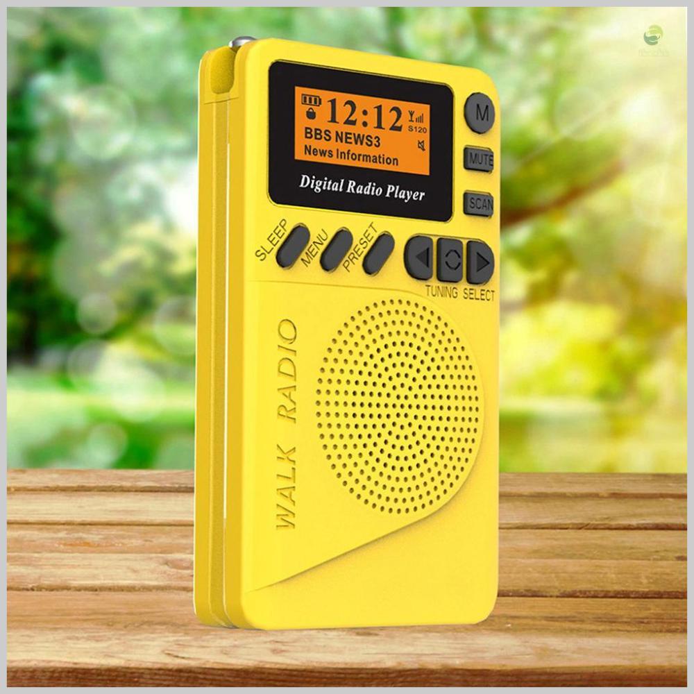 LCD Display Pocket DAB Digital Radio - Mini Radio Set for Clear Sound and Convenience