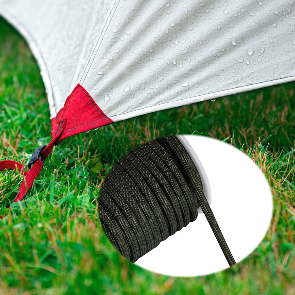 Cuộn Dây Dù 7 Lõi 4mm Dài 30M Chống Gió Dùng Làm Vòng Đeo Tay / Lều