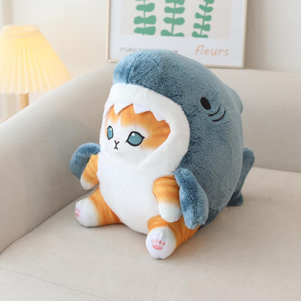 Gấu bông mèo cosplay cá mập Sushi 4 phiên bản Meeko