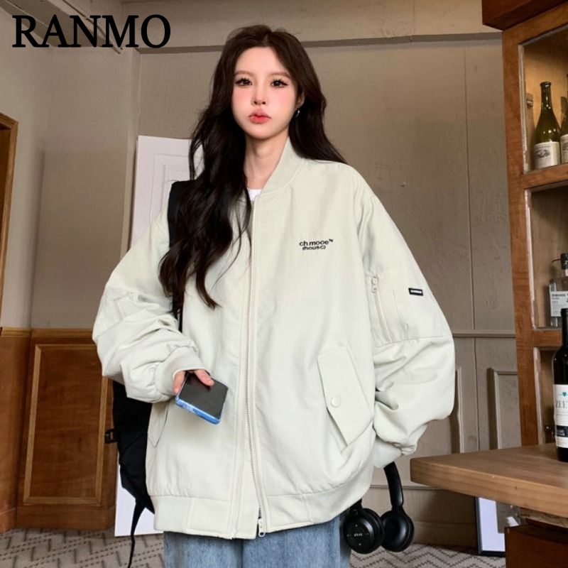 RANMO áo khoác dù áo khoác bomber casual trendy Fashion Korean WJK2391EM238Z230921