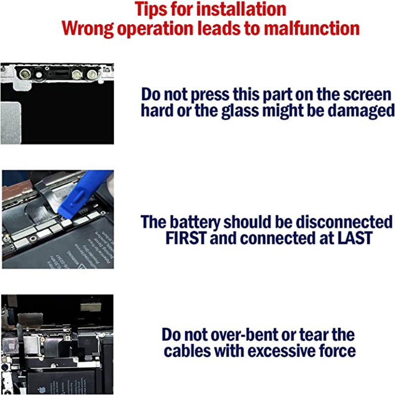 Màn Hình Led 3d Cảm Ứng Thay Thế Cho iphone x xr xs 11 12 pro max xs max 11 pro