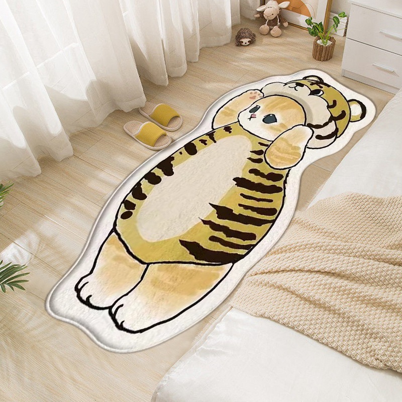 Thảm Chùi Chân Mềm Mại Chống Thấm Nước In Họa Tiết Hoạt Hình Trang Trí Nhà Cửa