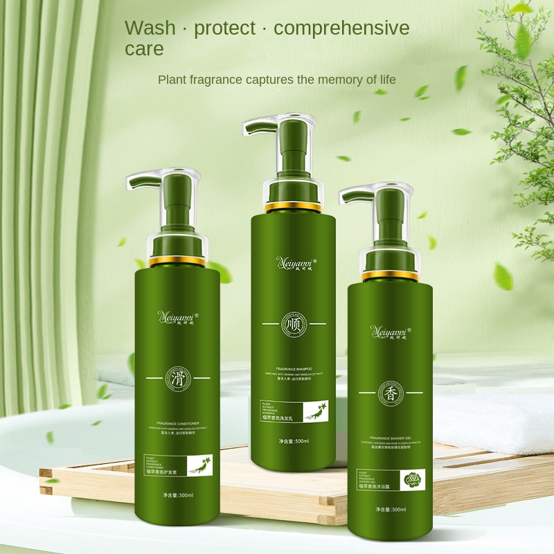 Kerasys Bộ Dầu Gội Đầu Tinh Chất Cỏ enzyme Mềm Mượt Có Hương Thơm