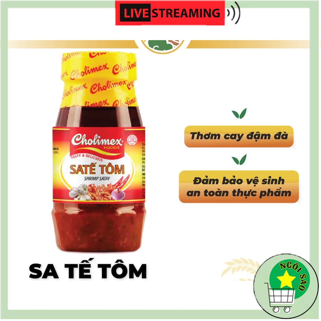 Sa tế tôm Cholimex hũ 90g
