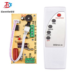 Bảng mạch điều khiển quạt máy tính kèm điều khiển từ xa