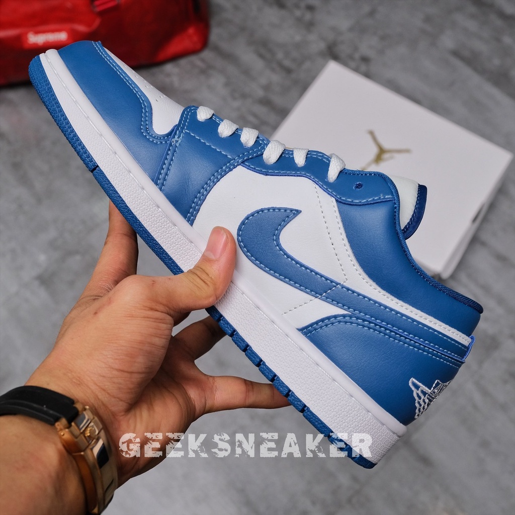 Giày Thể Thao Màu Xanh Dương Đậm Của jordan 1 Chính Hãng