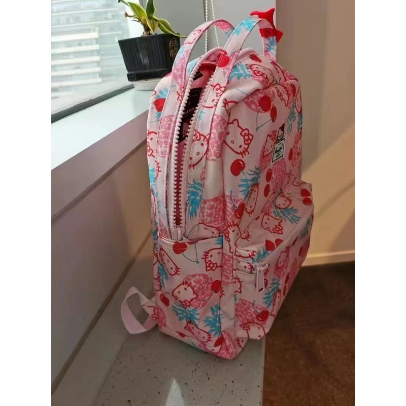 Balo Đi Học Siêu Nhẹ In Họa Tiết Hello Kitty Dễ Thương Cho Nam Và Nữ