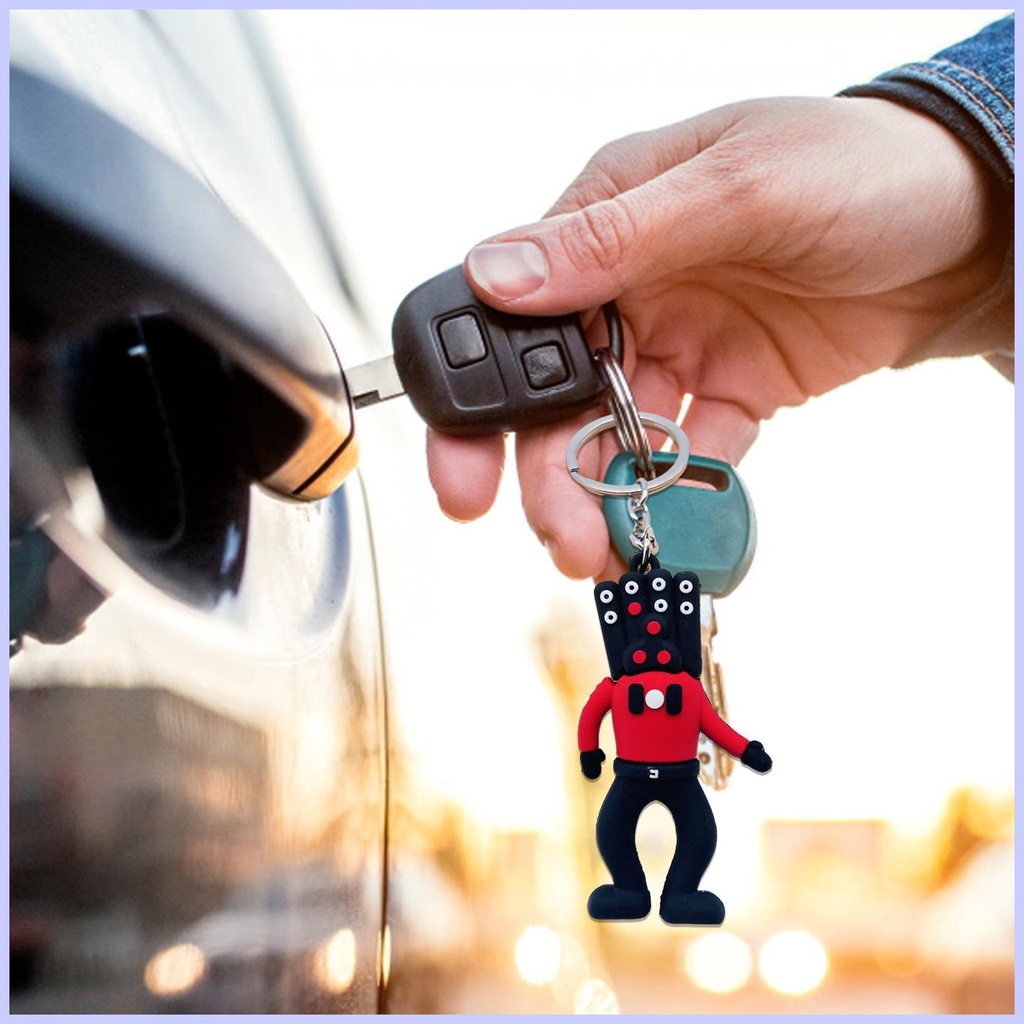 Móc Khóa Hình Búp Bê Nam Đi Vệ Sinh Sáng Tạo Thời Trang