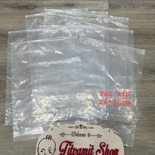 Túi zip đựng đồ đi sinh cho mẹ và bé kích thước 26*36cm