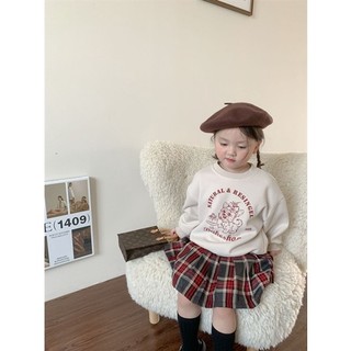 Áo nỉ cún đeo nơ chữ đỏ