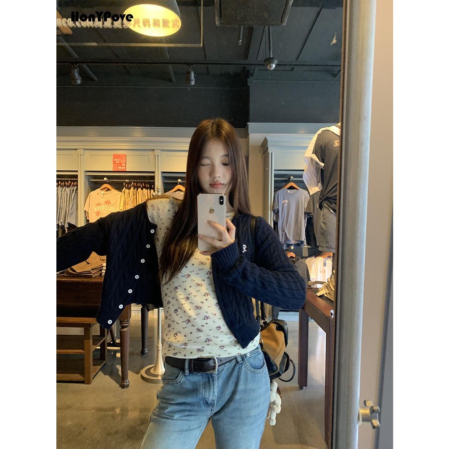 Áo sweater In Họa Tiết Hoa Thời Trang 2023 Cho Nữ uzyp