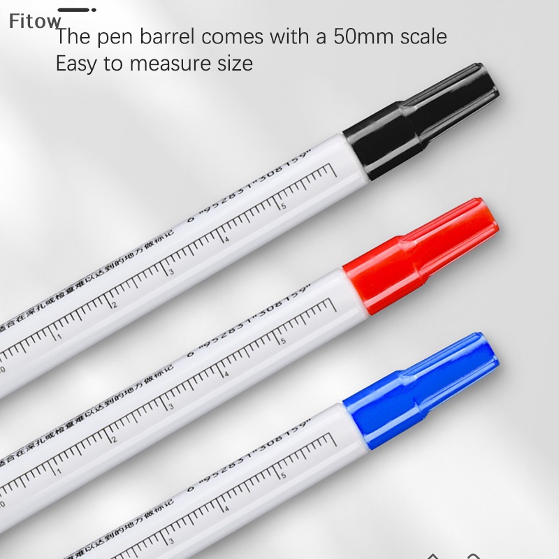 Bút Đánh Dấu Hai Đầu Lỗ Sâu Bằng Kim Loại 20mm Dành Cho Làm Gỗ / Phòng Tắm
