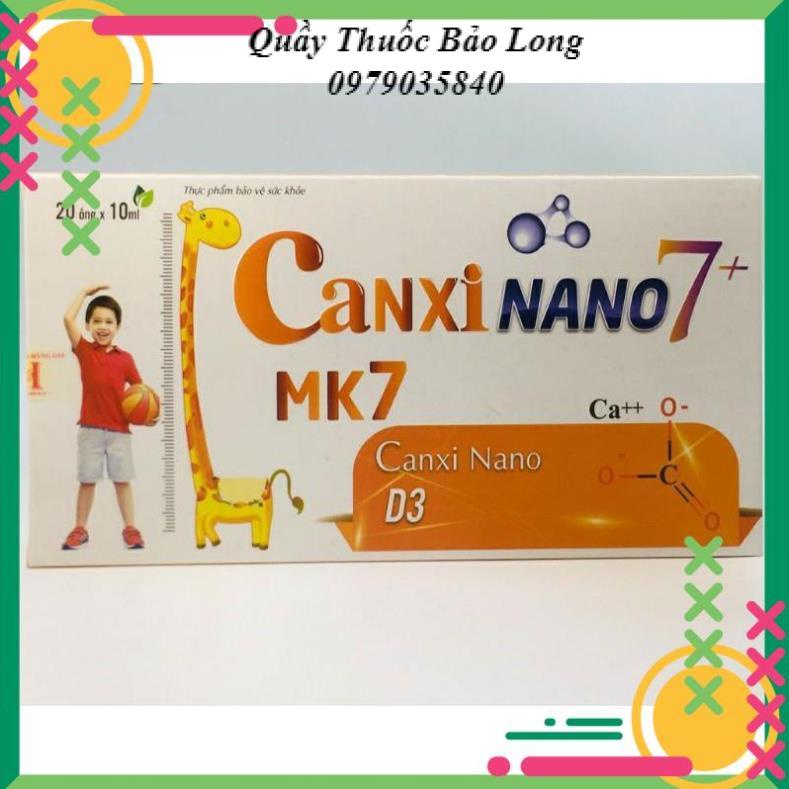 Canxi Nano 7+ Mk7 bổ sung đầy đủ Calci, k2, D3
