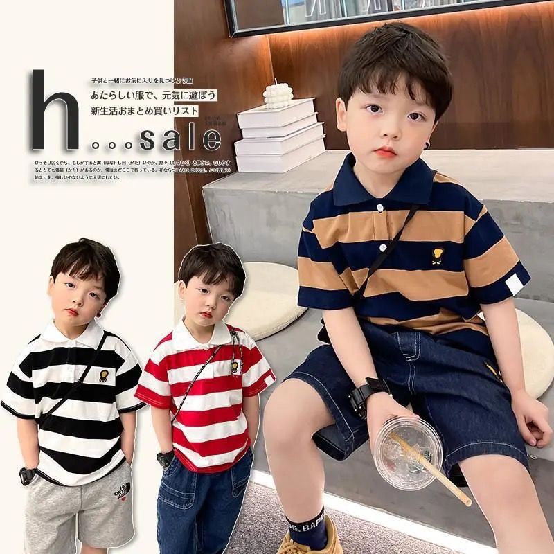 Áo polo 100% cotton Ngắn Tay Thời Trang Mùa Hè Nhật Bản Dành Cho Nam