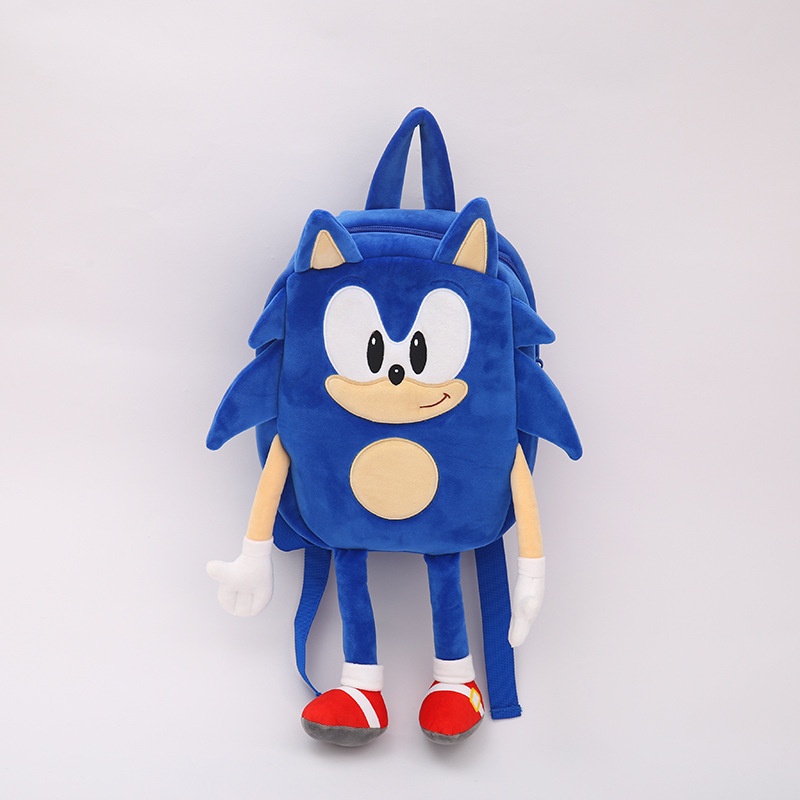 Sonic Ba Lô Hình Nhím sonic Nhồi Bông Dễ Thương Cho Bé Mẫu Giáo