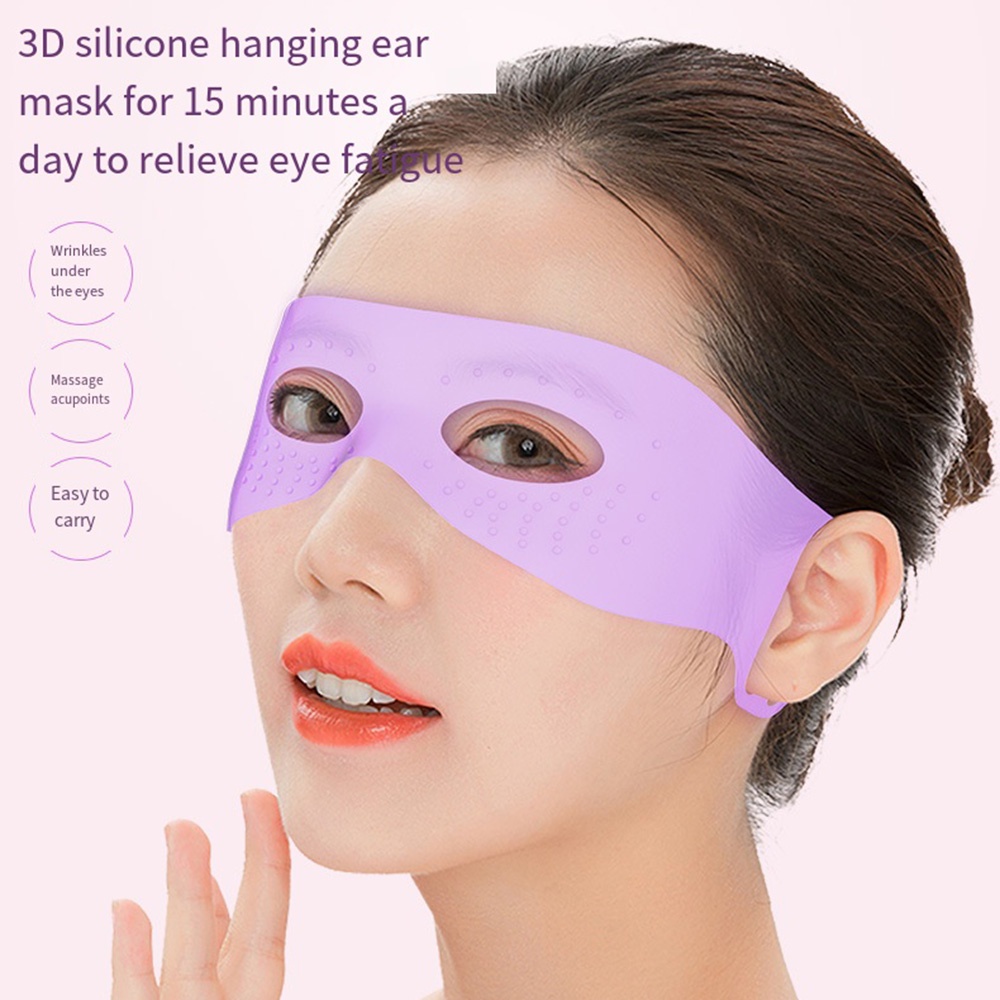 1 Cặp Mặt Nạ silicone Dưỡng Da Mắt Nâng Cơ Loại Bỏ Nếp Nhăn Có Thể Tái Sử Dụng