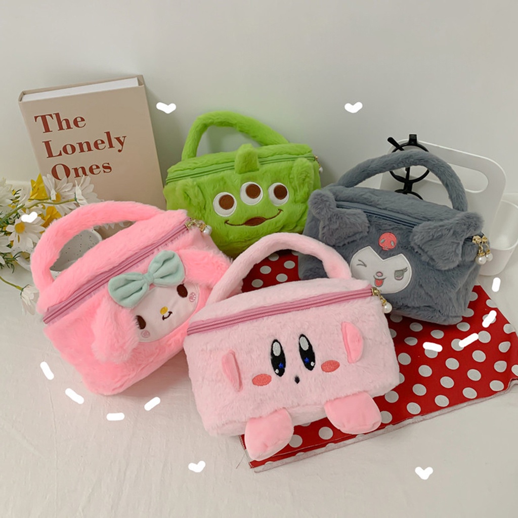 Sanrio Túi Đựng Mỹ Phẩm Hình Kuromi cinnamoroll Dễ Thương