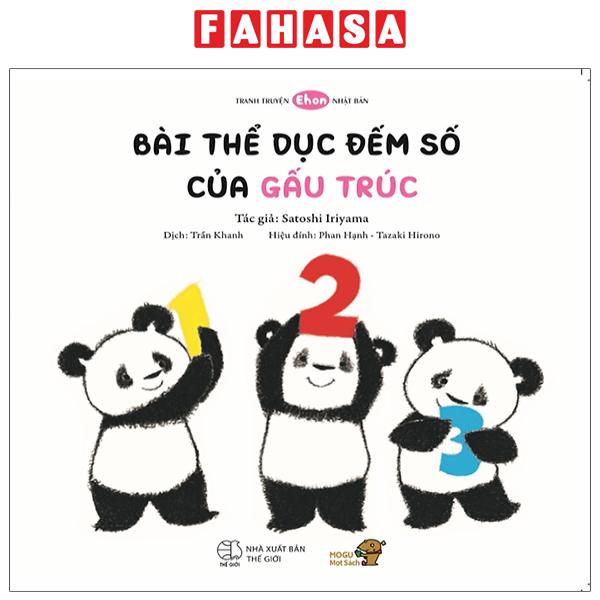 Sách Ehon - Mọt Sách Mogu - Bài Thể Dục Đếm Số Của Gấu Trúc