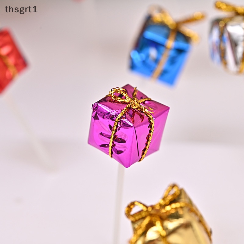 Set 10 Nĩa Ăn Trái Cây Giáng Sinh mini Trang Trí Cho Tiệc Giáng Sinh