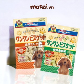 Snack cho chó Bánh quy DoggyMan vị sữa gan và rau củ khoai lang